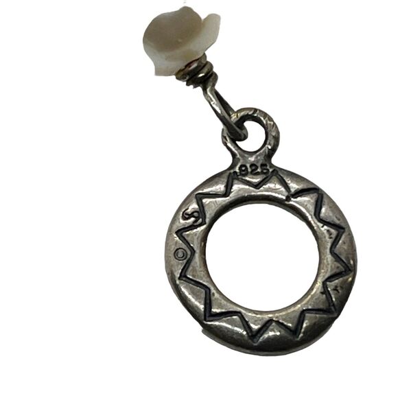 Shube Dakota West Sterling Multi Gemstone Native Necklace Station 925 Retro VTG - Picture 9 of 16